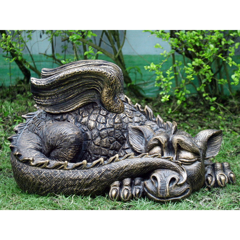 Bloomsbury Market Doniphan Sleeping Dragon Statue & Reviews | Wayfair.co.uk